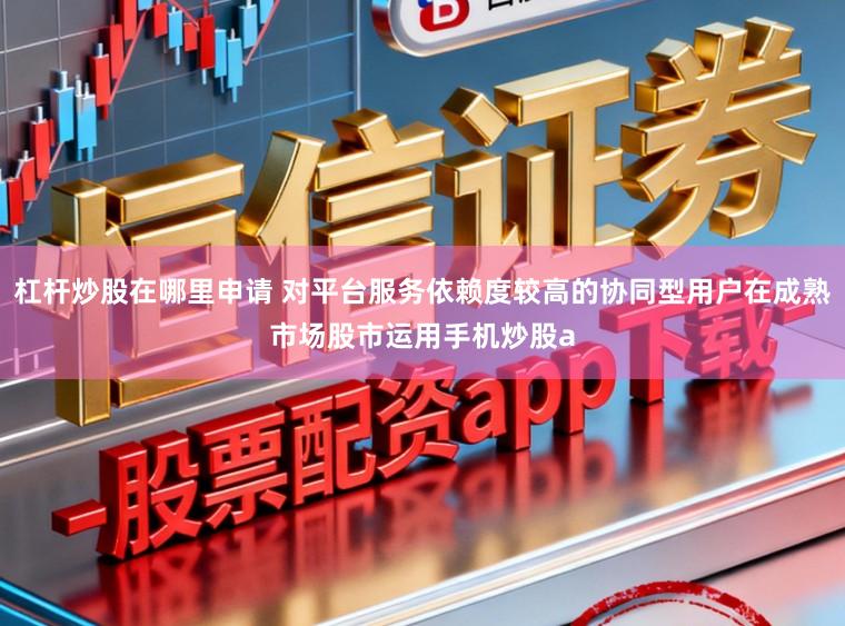 杠杆炒股在哪里申请 对平台服务依赖度较高的协同型用户在成熟市场股市运用手机炒股a