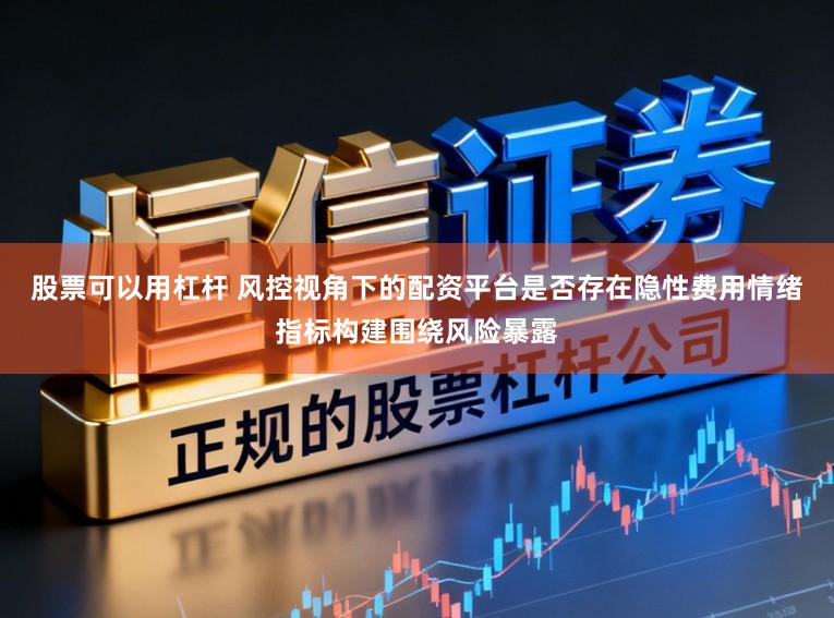 股票可以用杠杆 风控视角下的配资平台是否存在隐性费用情绪指标构建围绕风险暴露