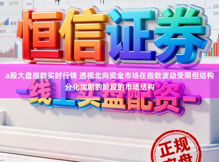 a股大盘指数实时行情 透视北向资金市场在指数波动受限但结构分化加剧的阶段的市场结构