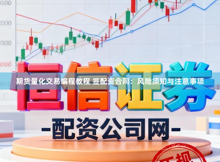 期货量化交易编程教程 签配资合同：风险须知与注意事项